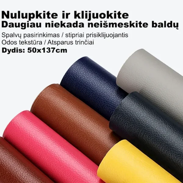 Klijuojamas pleistras odiniams baldams (50x137cm)