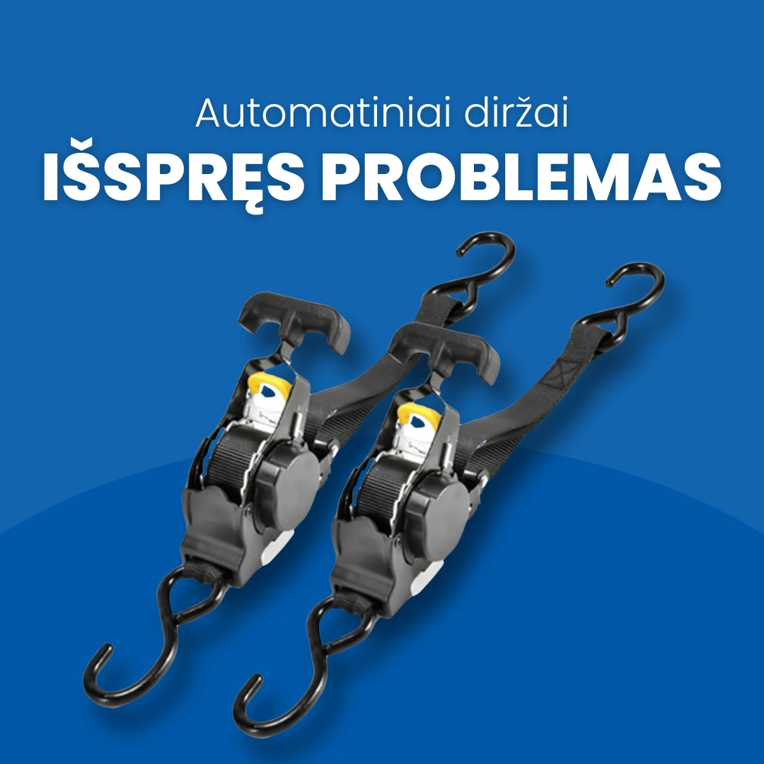 Automatiškai susitraukiantys transportavimo diržai 2 vnt. Automatiškai susitraukiantys transportavimo diržai 2 vnt.